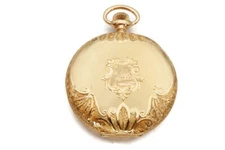 Vtg Elgin C.D. Peacock Pocket Watch 14k Gold Case 15 Jewels Grade 220 16s Works