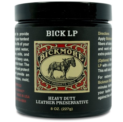 Leather Conditioner Scratch Repair Bick LP 8oz - Heavy Duty LP Leather Preser...