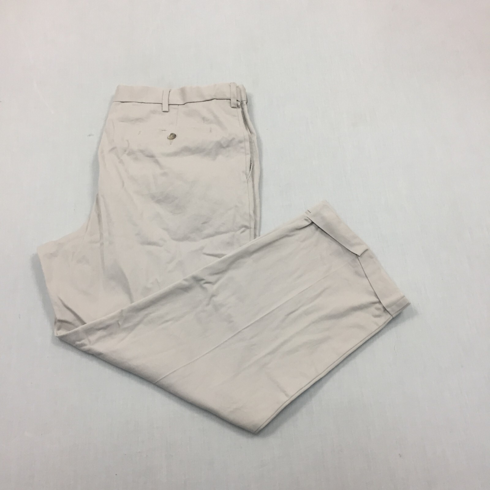 Dockers Chino Trousers Cotton Pants Relaxed Fit Mens Size 40W 30L Beige