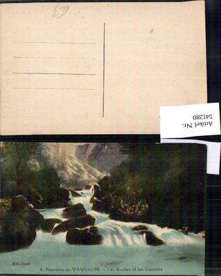 541280 France Fontaine de Vaucluse Les Roches et les Casades Wasserfall