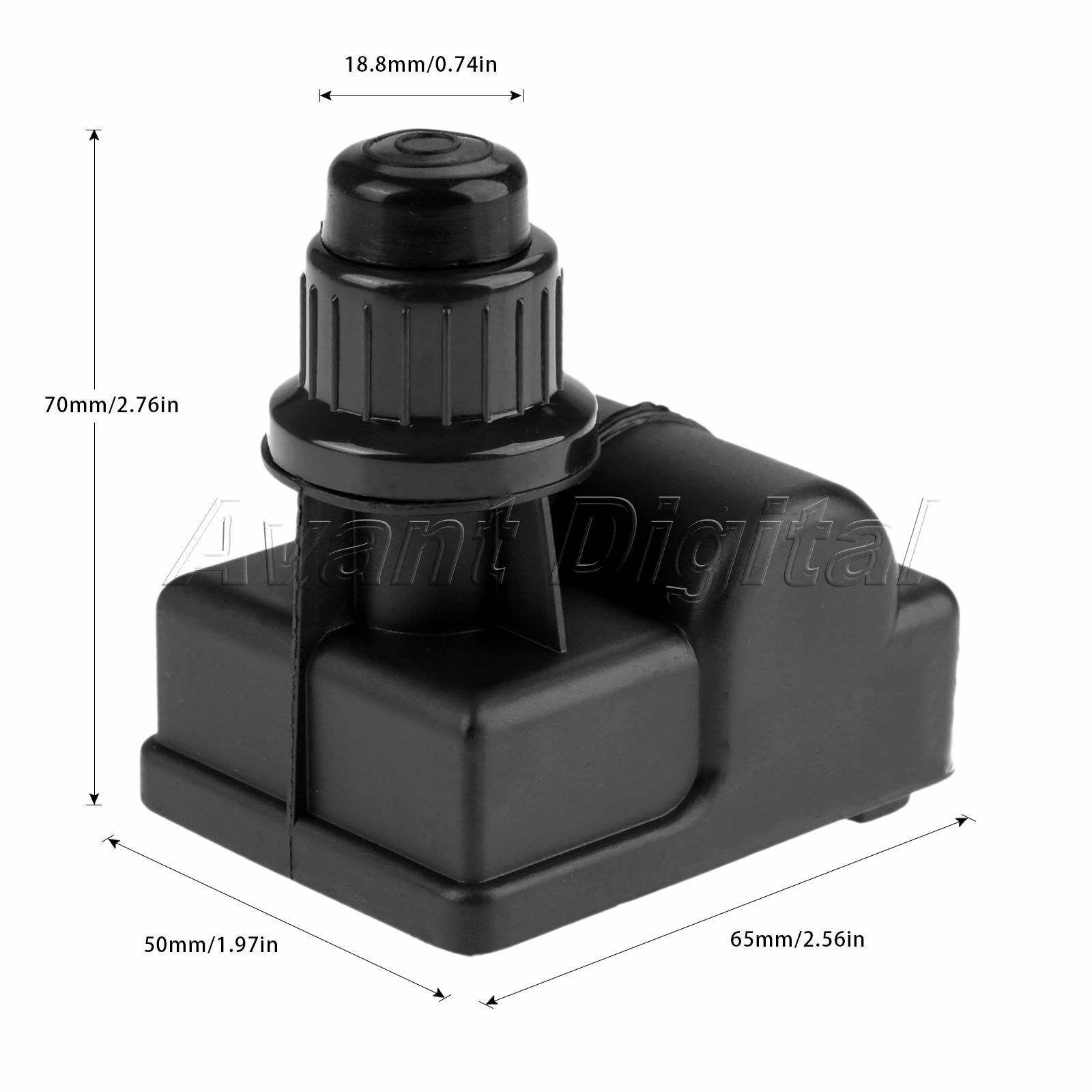 Plastic BBQ Gas Grill 3 Outlet AA Battery Spark Generator Push Button Igniter