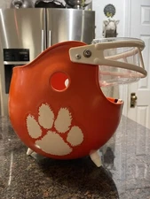Vintage Clemson Football Helmet Chip And Dip/Veggie Server
