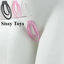 Fufu Clip Sissy Male Mimic Female Chastity Device Training Clip Cage Panty Belt