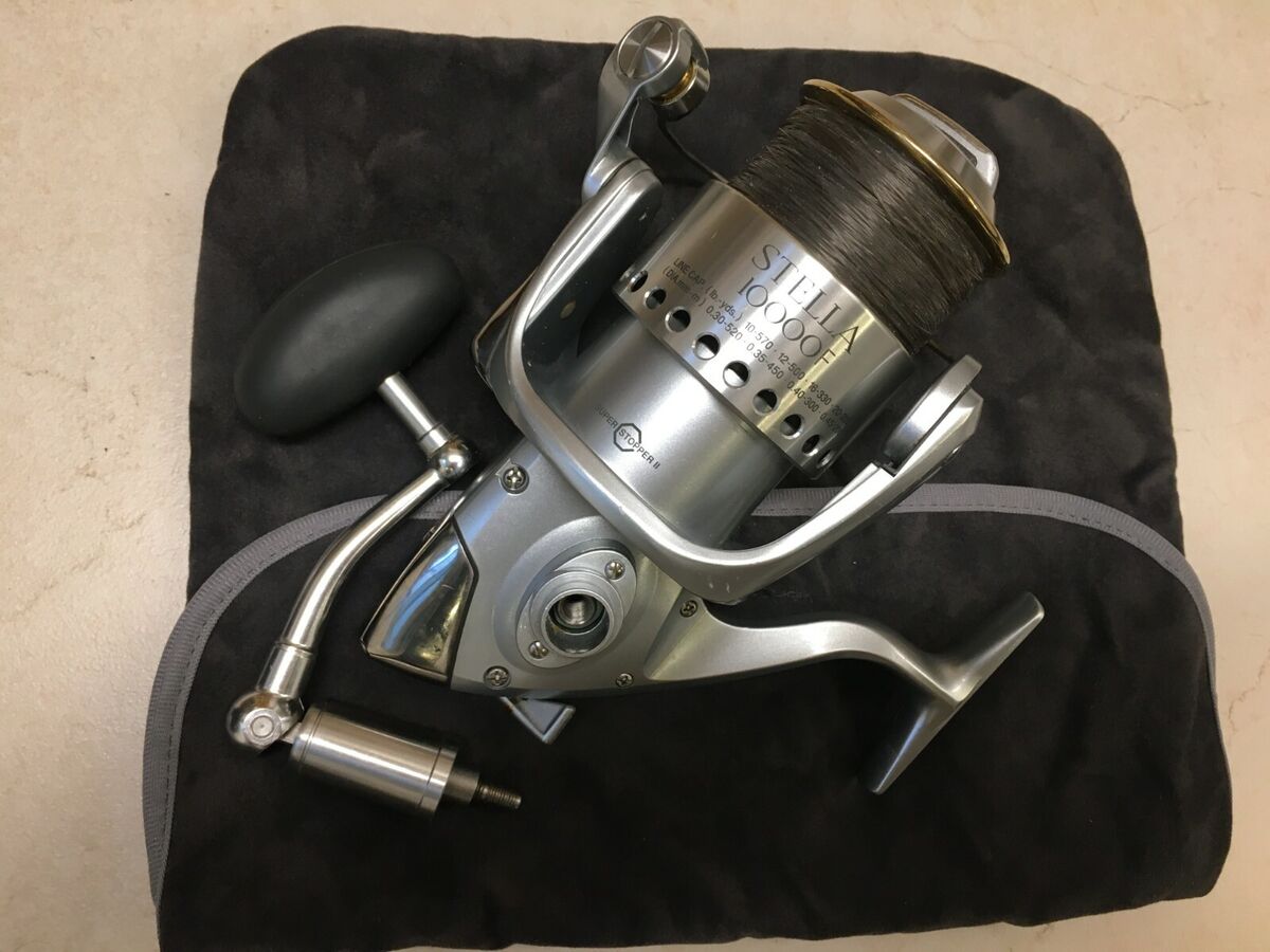 Shimano Stella 10000 F Spinning Reel, Fluid Driver II, Super Shimano Stella 10000 F Spinning Reel, Fluid Driver II, Super