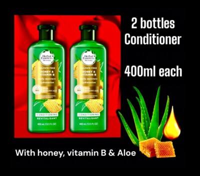 2pk Herbal Essences Honey & Vitamin B Conditioner 400ml Each Bio:renew Botanical