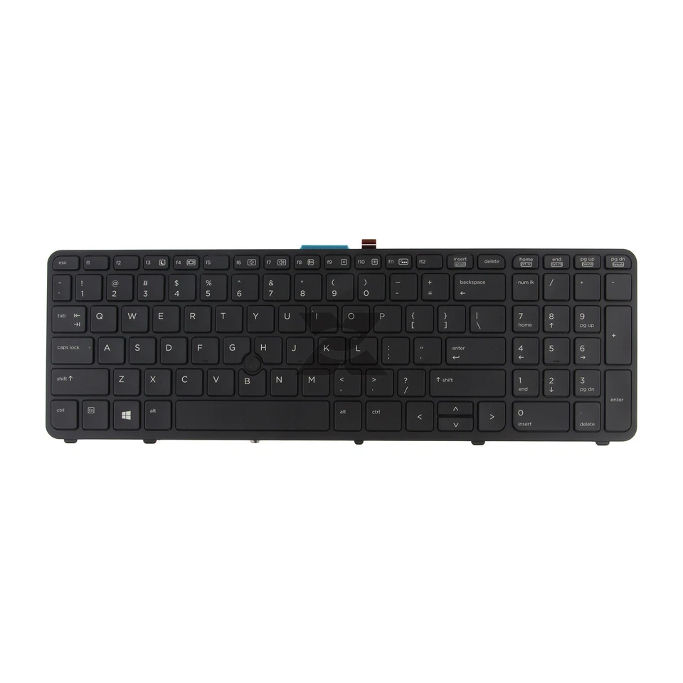 Genuine US Keyboard with Backlight Fit HP Zbook 15 G1 G2 17 G1 G2 733688-001 - Image 2 of 4