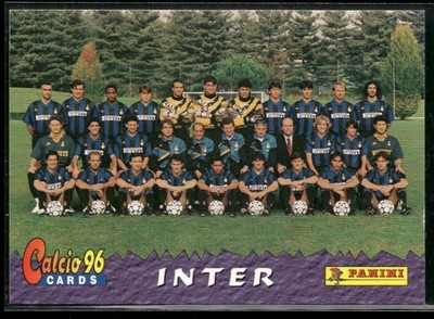 1995 Panini Calcio 96 Japanaese Edition Team Photo - Roberto Carlos/ Javier