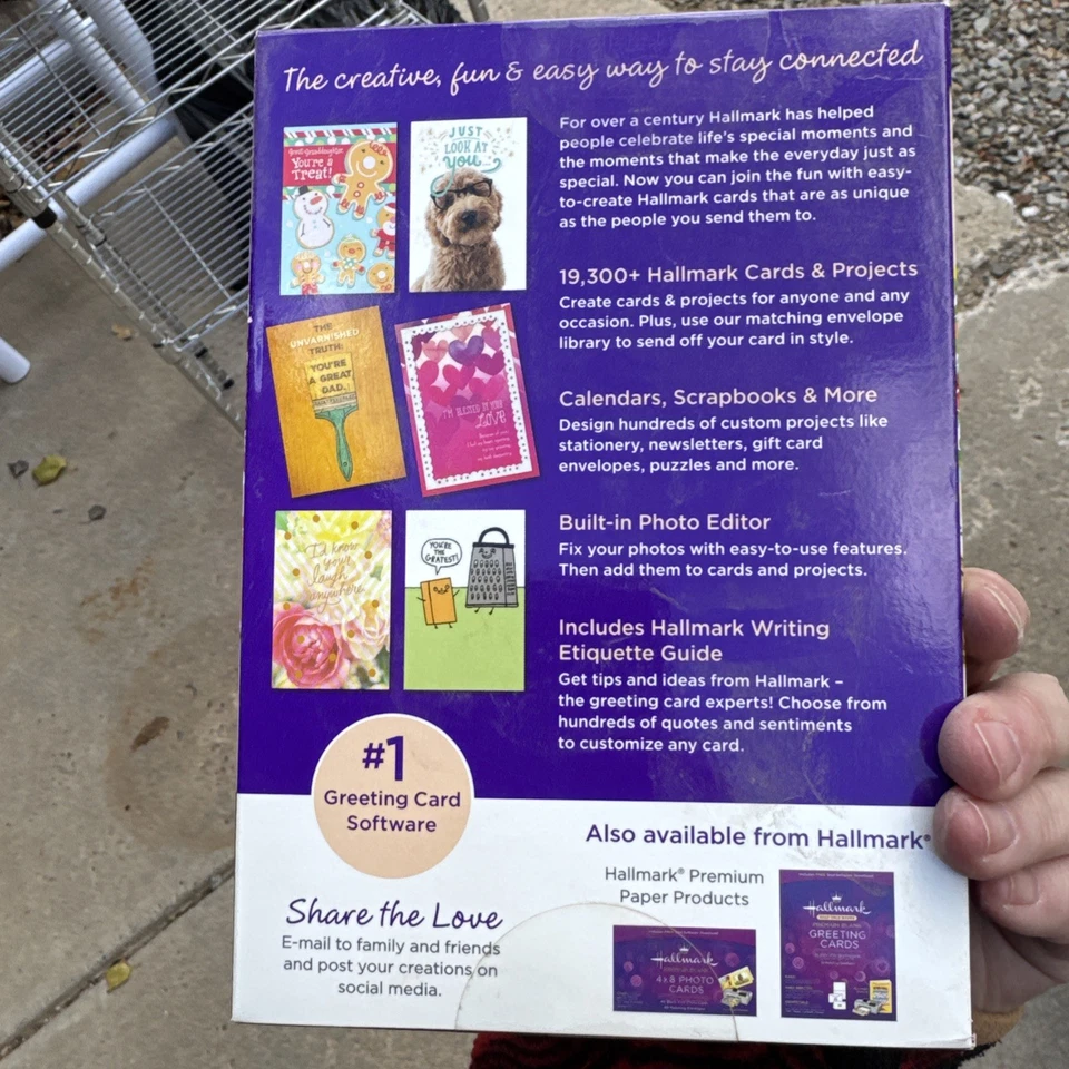 Hallmark Card Studio Software Create Custom Cards Calendars Scrapbooks BONUS CD! - Image 3 of 4