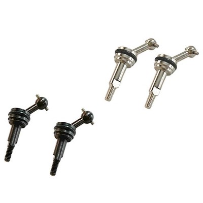 2pcs 1/28 RC Crawler Auto Metall Dogbone Antriebswelle Upgrade Teile Fit für