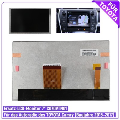 FÜR TOYOTA Camry RAV4 2015-2017 7'' LCD-Bildschirm 800*480 C070VTN01.0