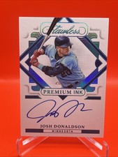 Josh Donaldson 2022 Flawless Premium Ink Platinum One Of One 1/1 Autograph Card