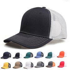 Adjustable Unisex Casual Mesh Cap Outdoor Hip Hop Cap Sun Hat Visor Baseball Cap