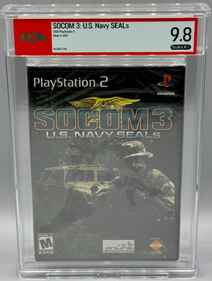 SOCOM 3 US Navy SEALs Sony PlayStation 2 PS2 Sealed PSA 9.8 A++ Graded NOT WATA