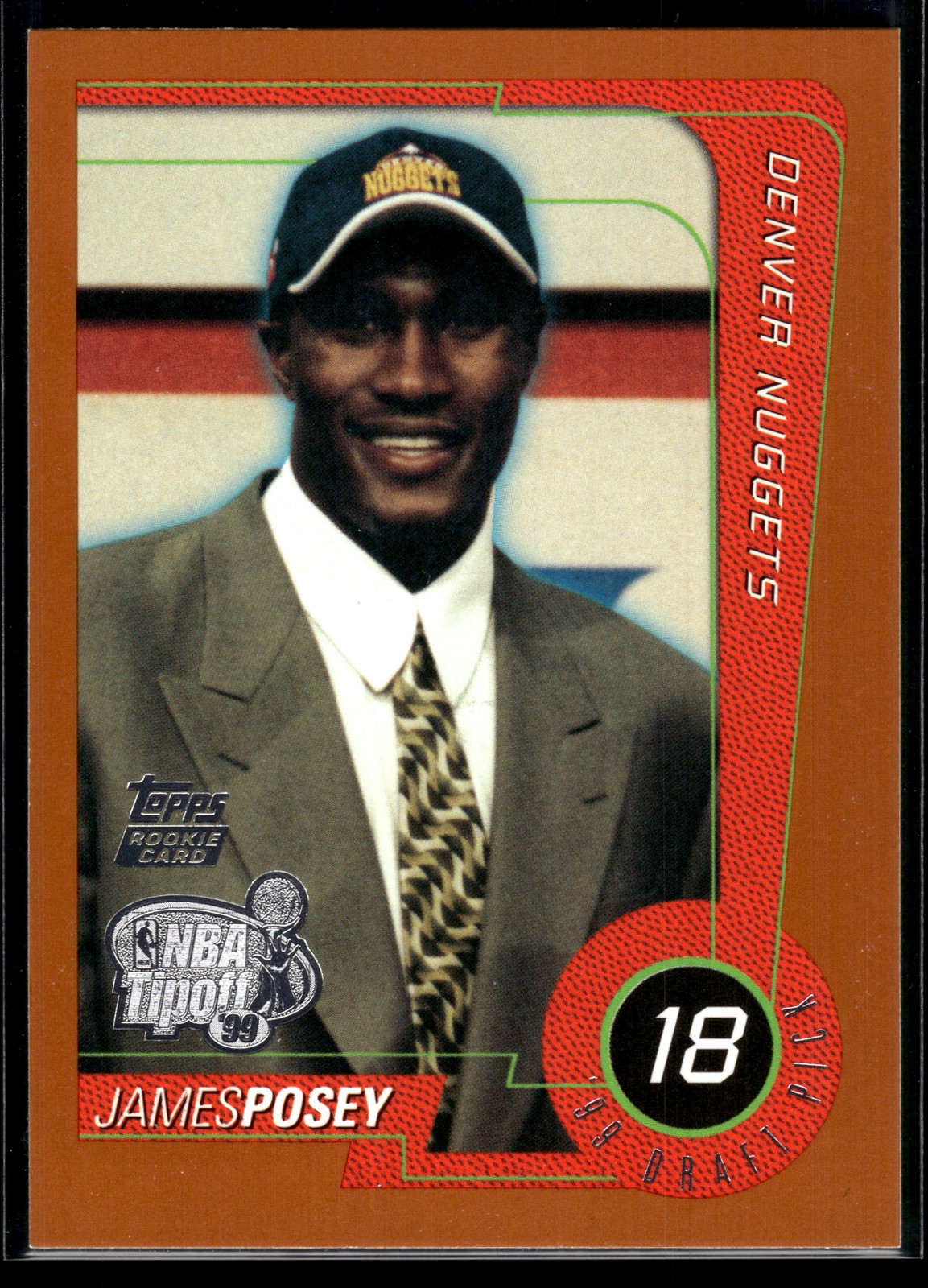James Posey 1999-00 Topps Tipoff #119 RC Denver Nuggets