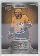 2023-24 Upper Deck Engrained Rookies Auto Jake Livingstone #154 Auto 1pc9