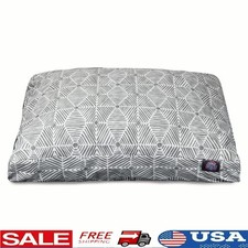 Rectangle Dog Bed Washable Non Slip Comfy Pet Bed Removable Cover Crate New