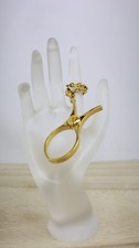Auth Hermes Filou Glove Holder Clip H Logo Gold Plated Bag Charm Vintage