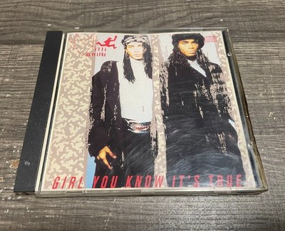 Milli Vanilli Girl You Know It's True Music CD 1989 Arista Blame It On The Rain
