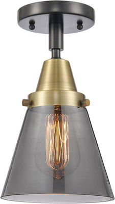 Transitional Brass Flush Mount Light - Franklin Restoration Collection