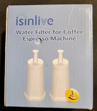Isinlive Replacement Water Filter for  Breville Barista Espresso Machine 2 pack