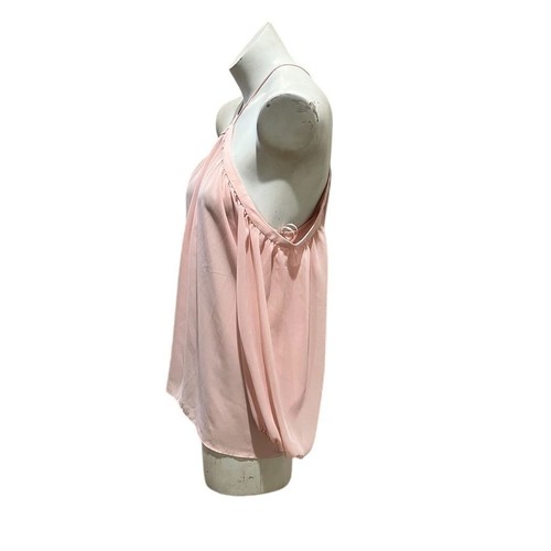 Blusa para mujer 1.STATE cuello halter rosa talla M informal primavera top - Imagen 5 de 8