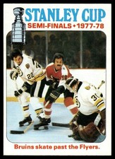 1978 Topps Hockey Stanley Cup Semi-Finals 263 Boston Bruins