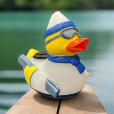 Skier Blue Rubber Duck Ducking Jeeps Cruise Ducks - Fast US Shipping