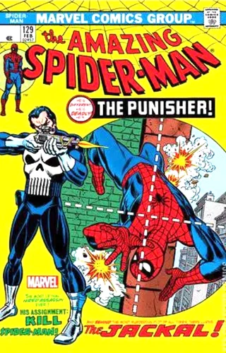 Amazing Spiderman #129 (2025) NM Facsimile💥1st App. of Punisher & Jackal💥