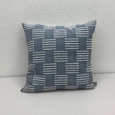 Moss Home Bonez Cadet Linen White Goose Down Feather Throw Pillow Decor USA Made