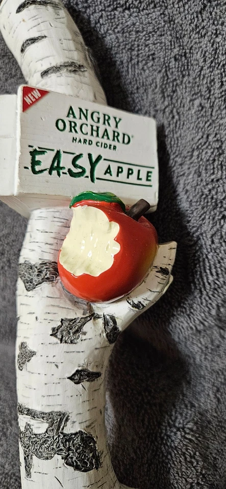 Angry Orchard Hard Cider Easy Apple Keg Pull Beer Tap Handle 10" Mancave - Image 2 of 4