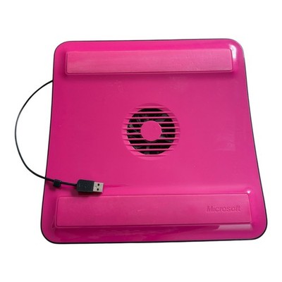 Microsoft Notebook Laptop Cooling Base Microsoft Hardware USB Powered Pink