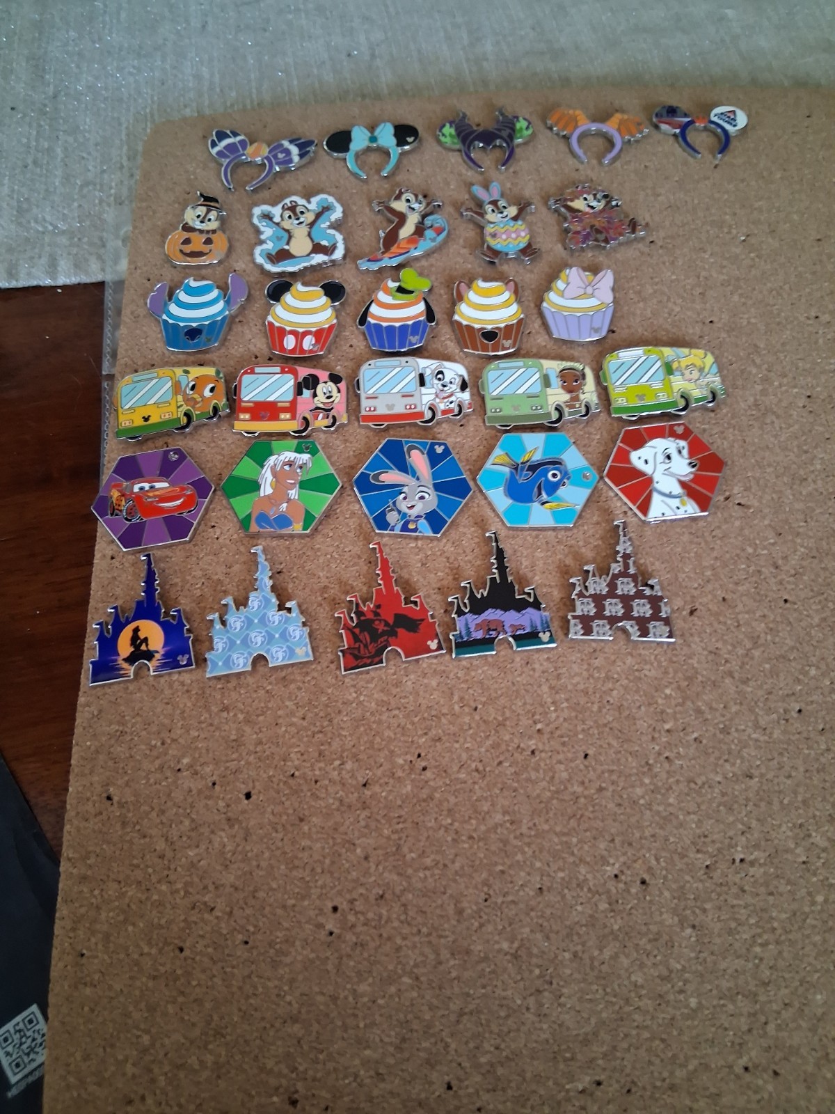 2026 Walt Disney World Hidden Disney Wave A Pins Complete Set - No Chasers