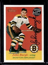 2001-02 Topps Heritage Johnny Bucyk Auto #A-JBu Bruins