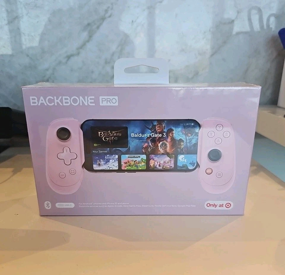 Backbone Pro Pink For Android Devices/iPhone 15 Above PINK Limited Edition