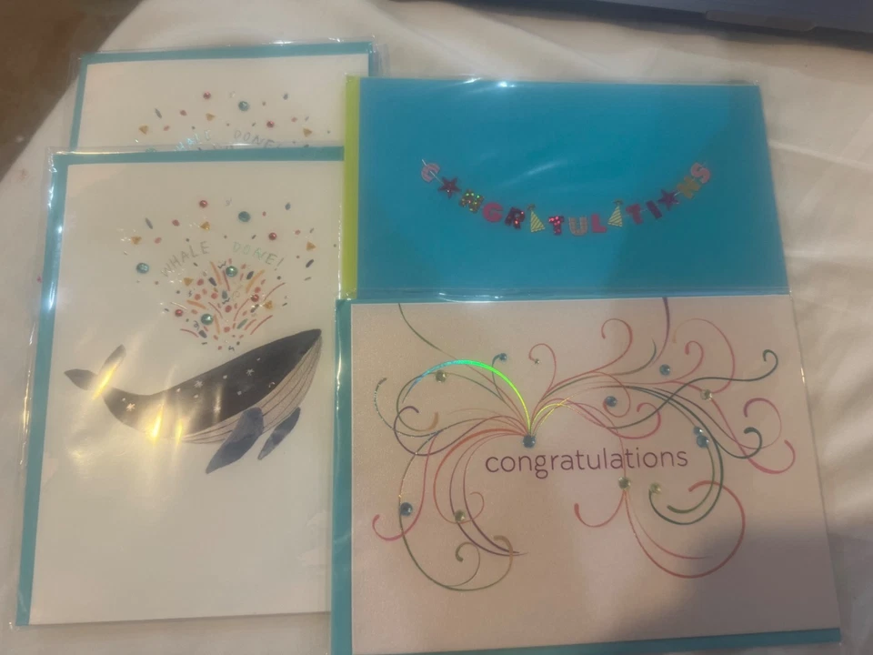 NEW Papyrus Lot of 22 Graduation/New Baby/Congratulations/Blank Cards Mixed Asso - Image 2 of 4