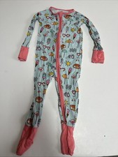 Little Sleepies Pool Party zippy 12-18 mo Bamboo Zipper Sleeper Ice Cream