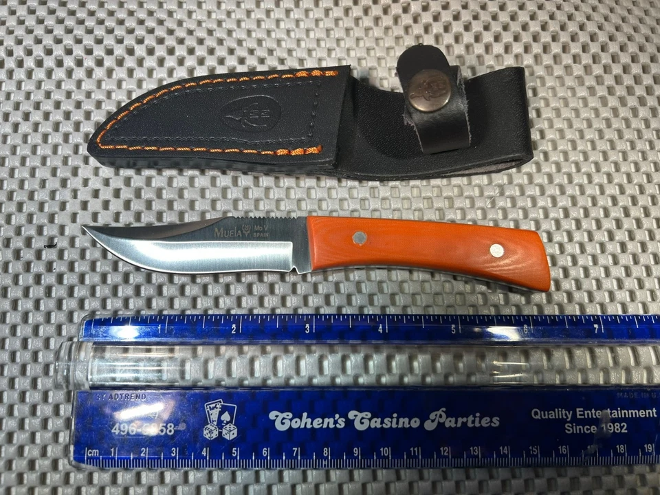 CUCHILLO DE CAZA MUELA BWE-8.O -ALEMÁN 1.4116 SS ACERO, hoja de 3" - HECHO EN ESPAÑA Foto 2 de 4