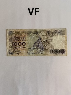 1000 Escudos 1983 Portugal Banknoten Papiergeld Geldscheine