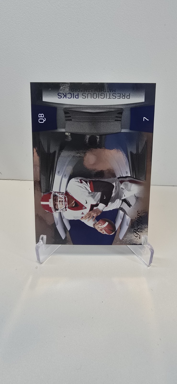 2009 Playoff Prestige - Prestigious Picks Matthew Stafford #39 Blue /1000 (RC)