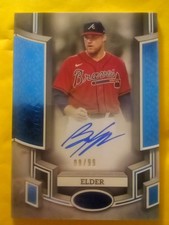 2024 Topps Tier One Baseball Bryce Elder Break Out Auto Blue Foil MINT SP #8/99
