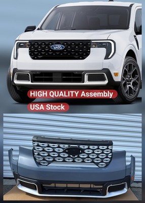 Fits 2025-2026 Ford Maverick Front Bumper Complete SET W/ Grille/Lariat/premium 