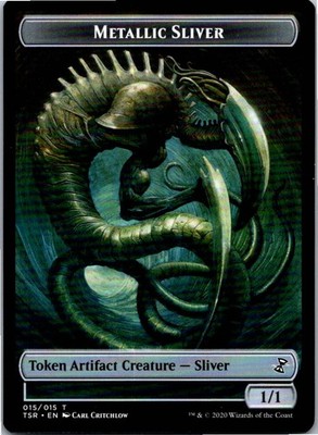 Metallic Sliver Token T Normal Time Spiral: Remastered 15 NM