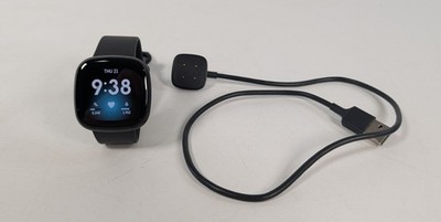 Fitbit Versa 3 GPS Smart Watch w/ Heart Rate Monitor FB511 - Black