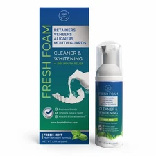 Aligner & Retainer Cleaner Fresh Foam – Dry Mouth Relief, Compatible with All...