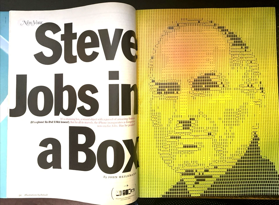 Steve Jobs iGod NEW YORK Magazine Science of Gaydar June 25, 2007 Newstand RARE - Image 2 of 4