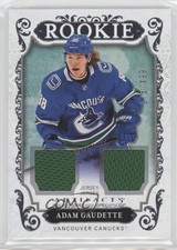 2018 Upper Deck Artifacts Rookies Silver Material 175/499 Adam Gaudette #178 0c3