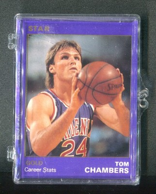 1990 Star Purple Set Gold Edition Tom Chambers 1070/1500 Phoenix Suns