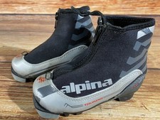 Alpina T10jr Kids Nordic Cross Country Ski Boots Size EU26 US9 for NNN A-443