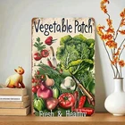 Vintage Vegetable Tin Sign Handmade Aluminum Sign 8x12 Funny Farmhouse