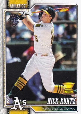 NICK KURTZ TOPPS SUPER BOX COMPANION A'S ATHLETICS #97 2026 26 S1
